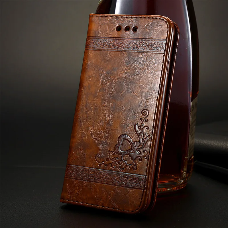 Coffee Чехол KISS, кожаный чехол для iPhone 6, 6 S, 7, 8 Plus, X, XS, Max, XR, 5S, флип-чехол s, для samsung Galaxy S6, S7 Edge, S8, S9 Plus, Note 8, 9 - Цвет: Coffee