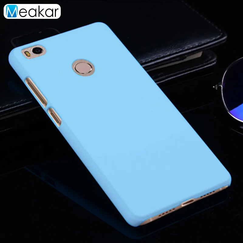 Матовая Пластик Coque 5.0For Xiaomi mi 4S чехол для Xiaomi mi 4S mi 4S mi 4/4S чехол для телефона чехол-лента на заднюю панель - Цвет: sky blue