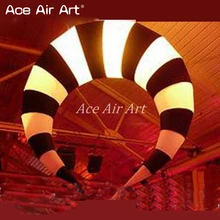 Чудесное украшение для ночного клуба в помещении, надувной Рог Полумесяца для бара, вечерние и музыкальные развлечения