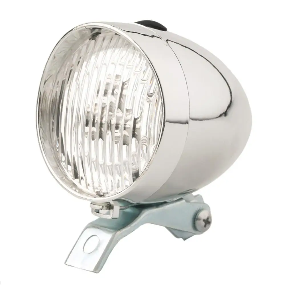 Classic 200LM LED Vintage Bike Headlight Bicycle Retro Head Light Front Fog Lamp