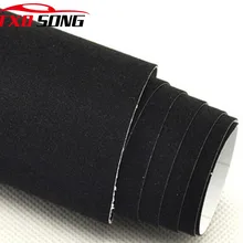 Qualidade premium preto veludo vinil envoltório filme de veludo auto-adesivo carro adesivo sagacidade bolhas livres 10/20/30/40/50/60x13 5 cm/lot