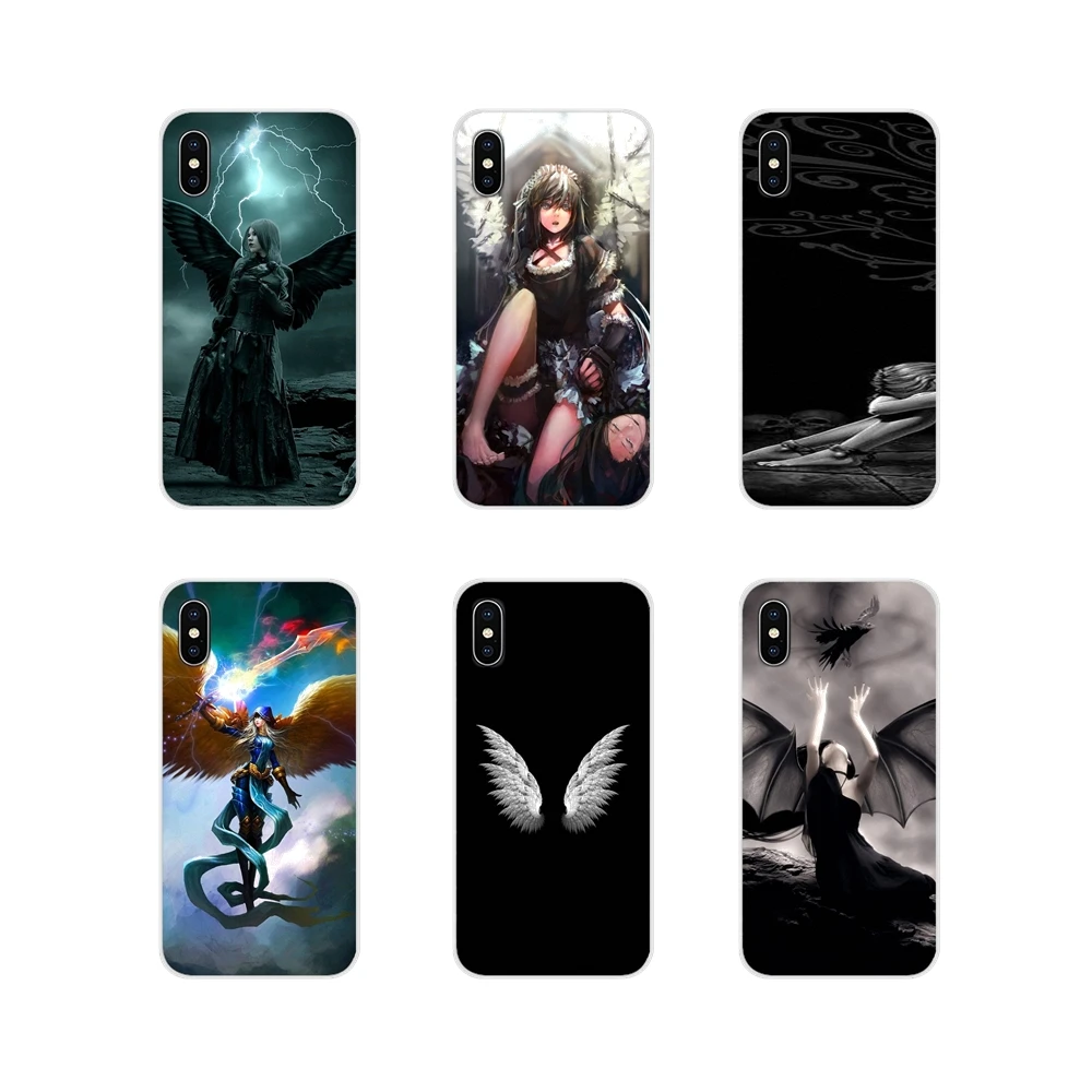 

For Huawei Nova 2 3 2i 3i Y6 Y7 Y9 Prime Pro GR3 GR5 2017 2018 2019 Y5II Y6II Accessories Phone Shell Covers Angels 3D Art