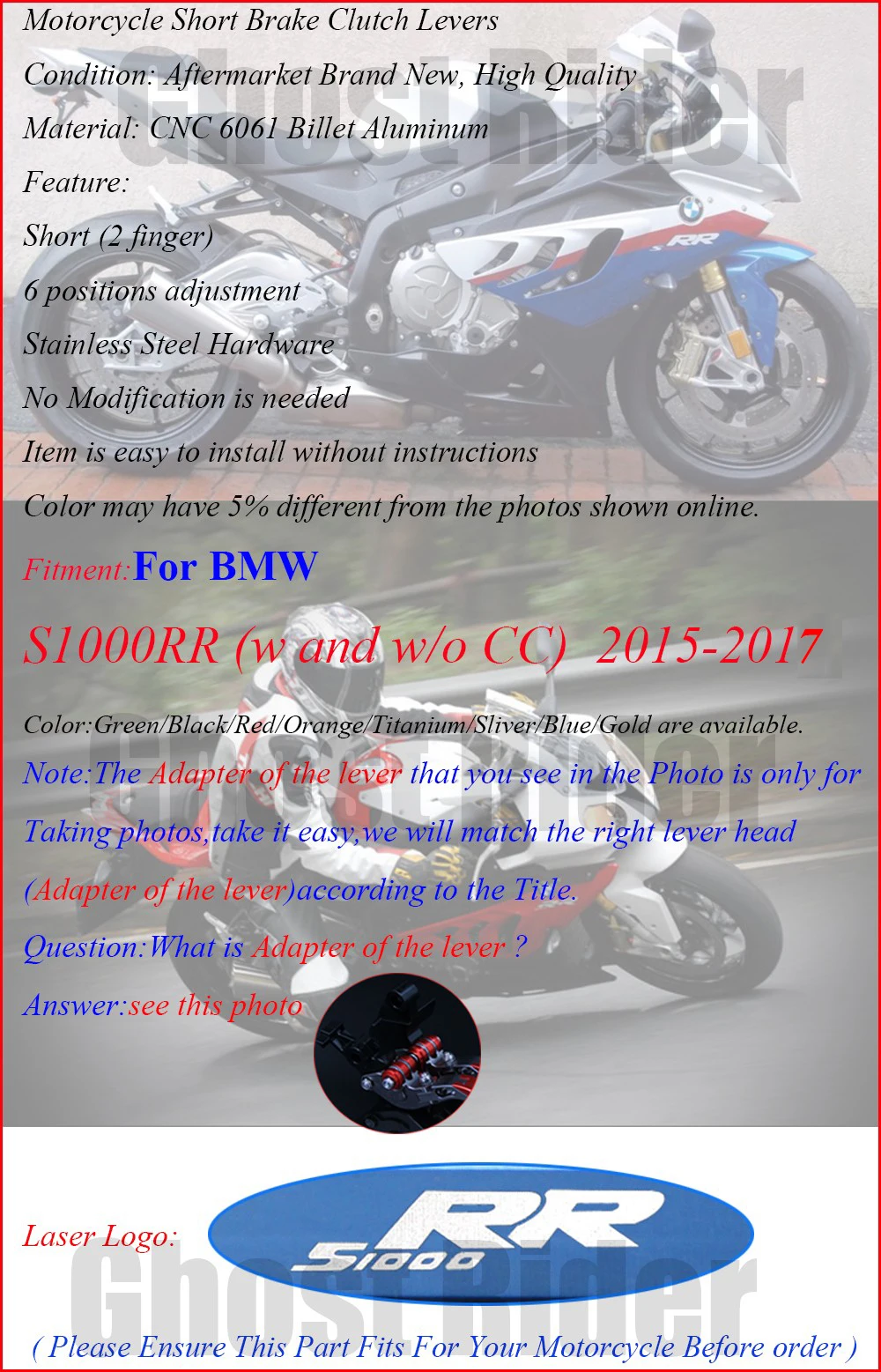 S1000RR 2015-2017 MM