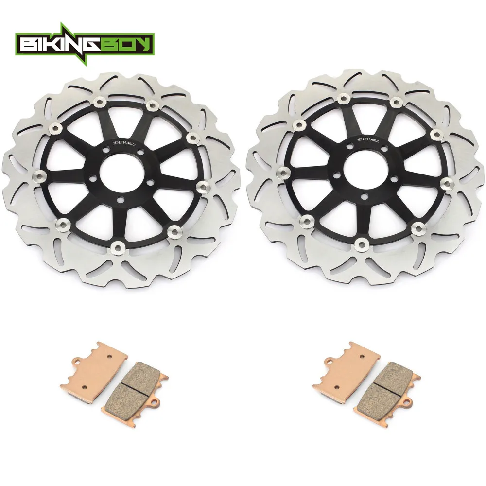 BIKINGBOY для Kawasaki Ninja ZX9R ZX-9R 94 95 ZZR 1100 93-01 00 99 98 97 ZZ-R 1200 02 03 04 передние тормозные диски
