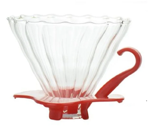 Cheap Free Shipping Glass Coffee Dripper with 40pcs filters A/B/C/D