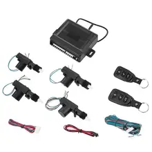 Universal 12 v Auto Kit Sistemas De Alarme De Carro Remoto Central Fechadura Da Porta de Bloqueio Do Veículo Sistema de Entrada de Keyless Com Controladores Remotos
