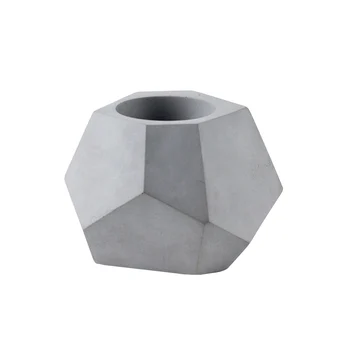 

Silicone Concrete Mold Succulent Plants Flowerpot Molds Handmade Cement Planter Mould Pen Holder Desktop Decorating Tool