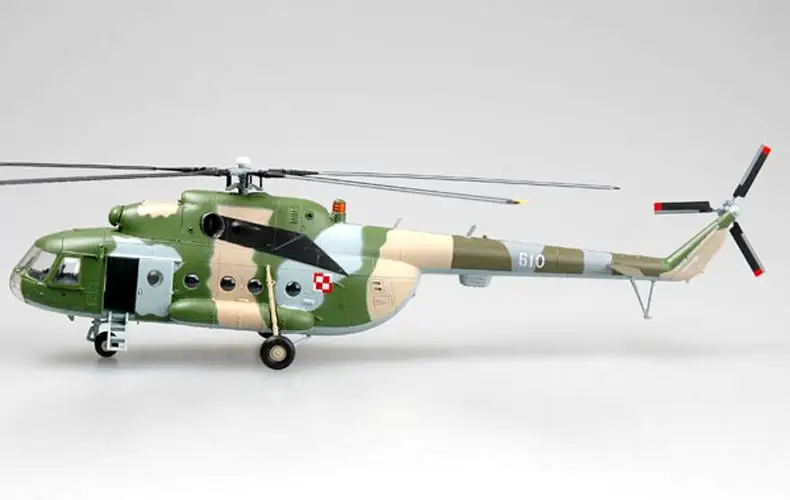 Poland Air Force Mi-8 N 610 1/72 Finished helicopter Easy Model twin-turbine