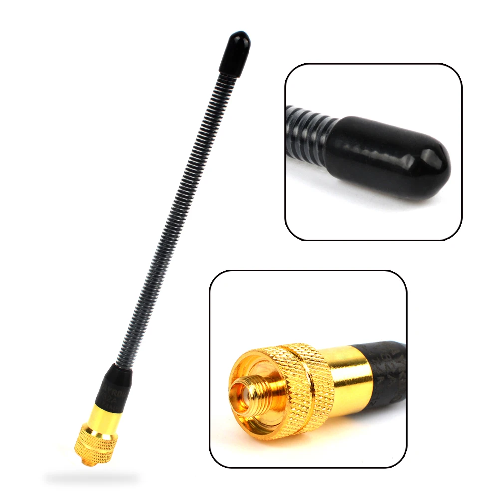 HYS V82A SMA FEMALE Walkie Talkie Antenna Dual Band VHF/UHF Antenna 144