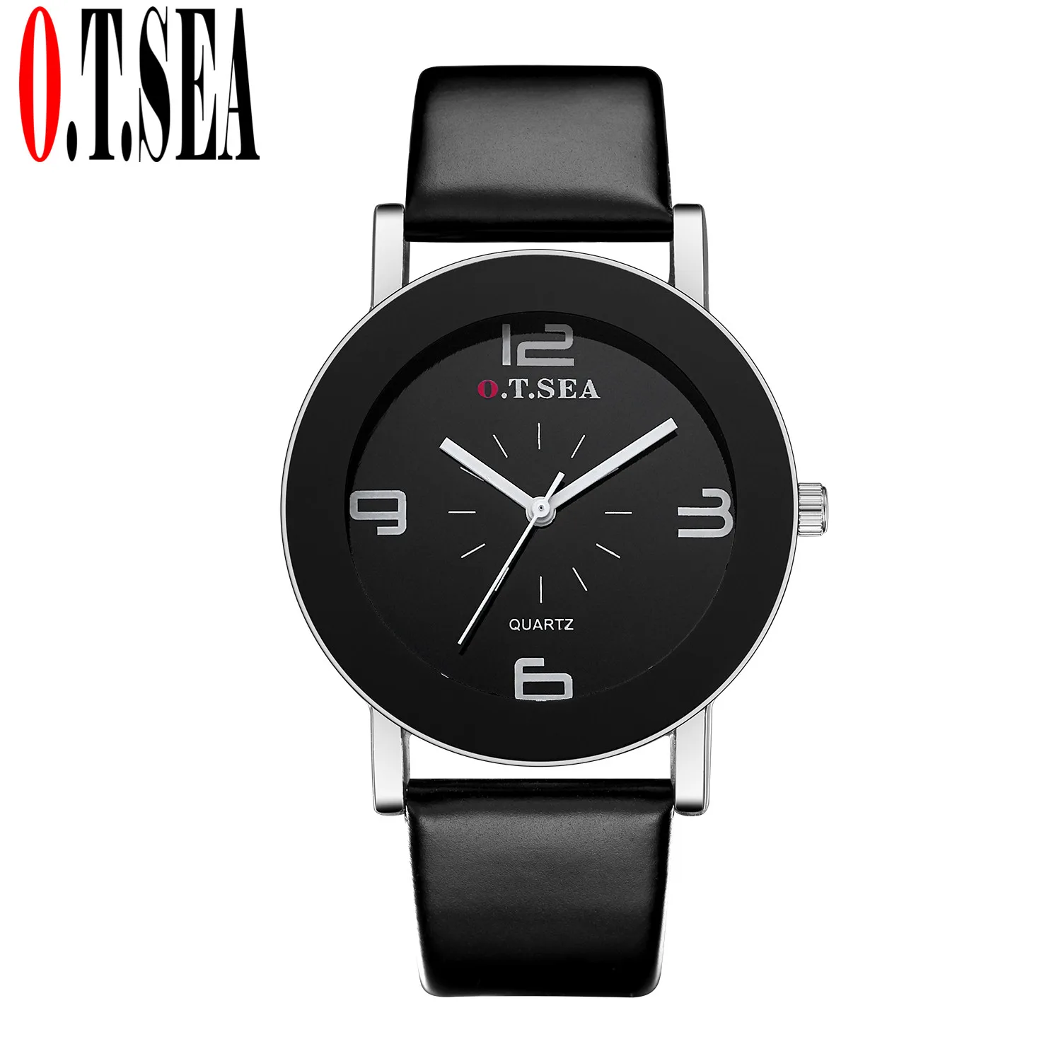 

Hot Sale O.T.SEA Brand Fashion Pu Leather Watch Men Women Casual Dress Quartz Wrist Watches w369