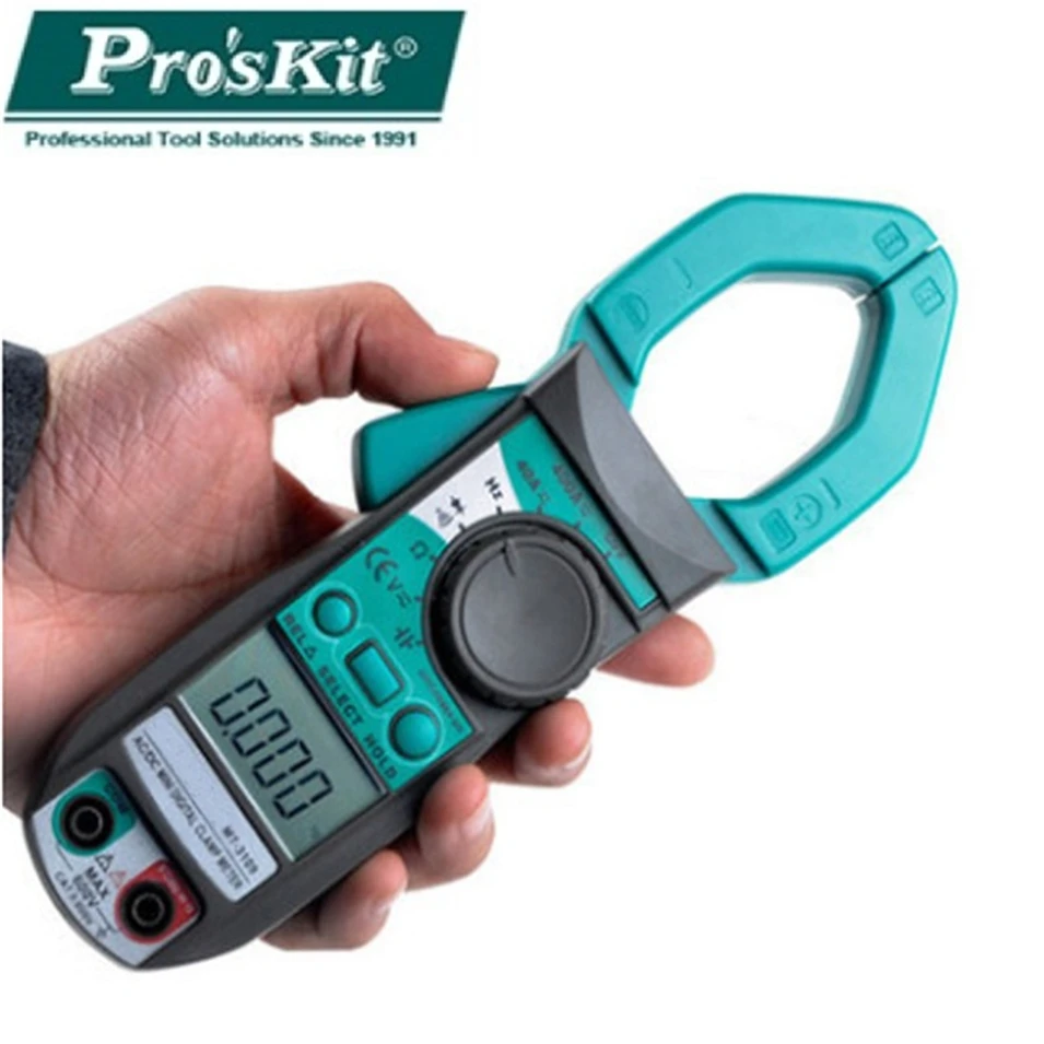 Pro'skit MT-3109 3 3/4 AC DC Цифровой мультиметр-зажим переменного/постоянного тока