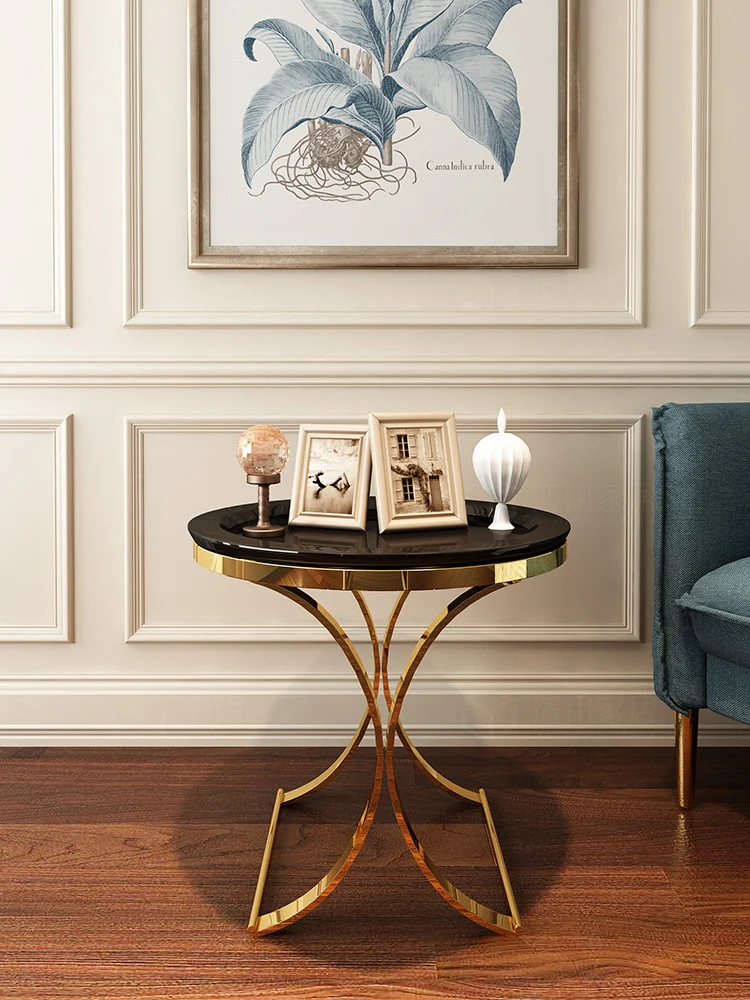 Луи Мода диван столы современные чайные листья есть в американском нержавеющей стали