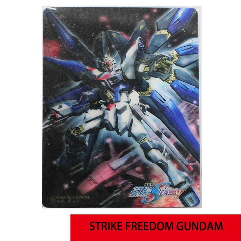 2pcs/set Original Gundam Collection Card Flash Card Action Toy Figures Commemorative Flash card Collection Cards 2pcs/set Original Gundam Collection Card Flash Card Action Toy Figures Commemorative Flash card Collection Cards