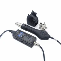 PIGONG 220V Portable Hot Air Gun BGA Rework Solder Station Hot Air Blower Heat Gun Intelligent detection and cool air 8858-L 1