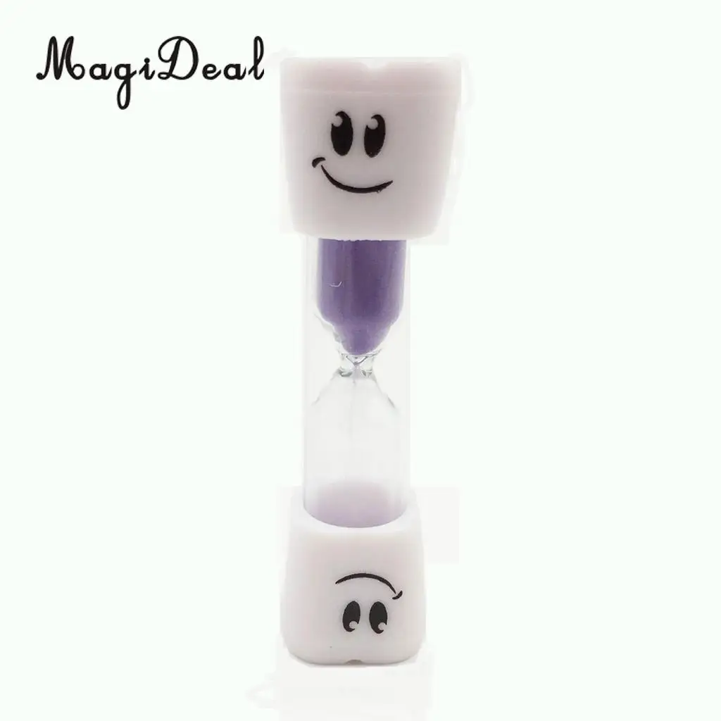 Crystal Glass Sandglass Hourglass Toothbrush Timer Counter 3 Minutes Countdown Xmas Gift Kids Toy