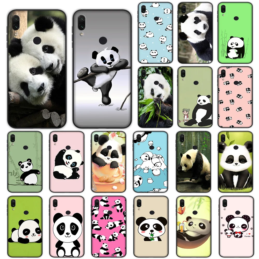 

Cute Asian Baby Panda Soft Case for Xiaomi Redmi Note 4 4X 6 7 Pro 5 Plus 5A 6A Go S2 Cover