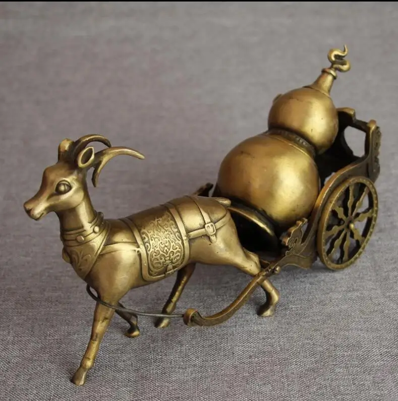 ZSR 2017 819+++++The new bronze antique brass playing Home Furnishing decoration pull deer | Дом и сад
