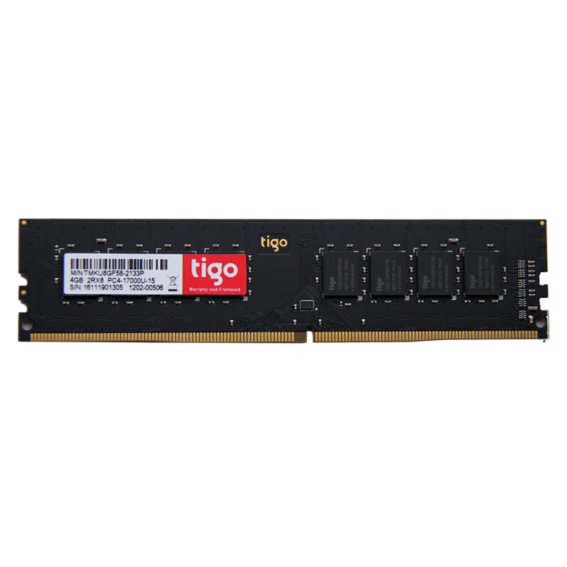 

Tigo 2133MHz RAM Memory DDR4 4GB 8GB Memoria RAM DDR 4 DIMM For Desktop PC
