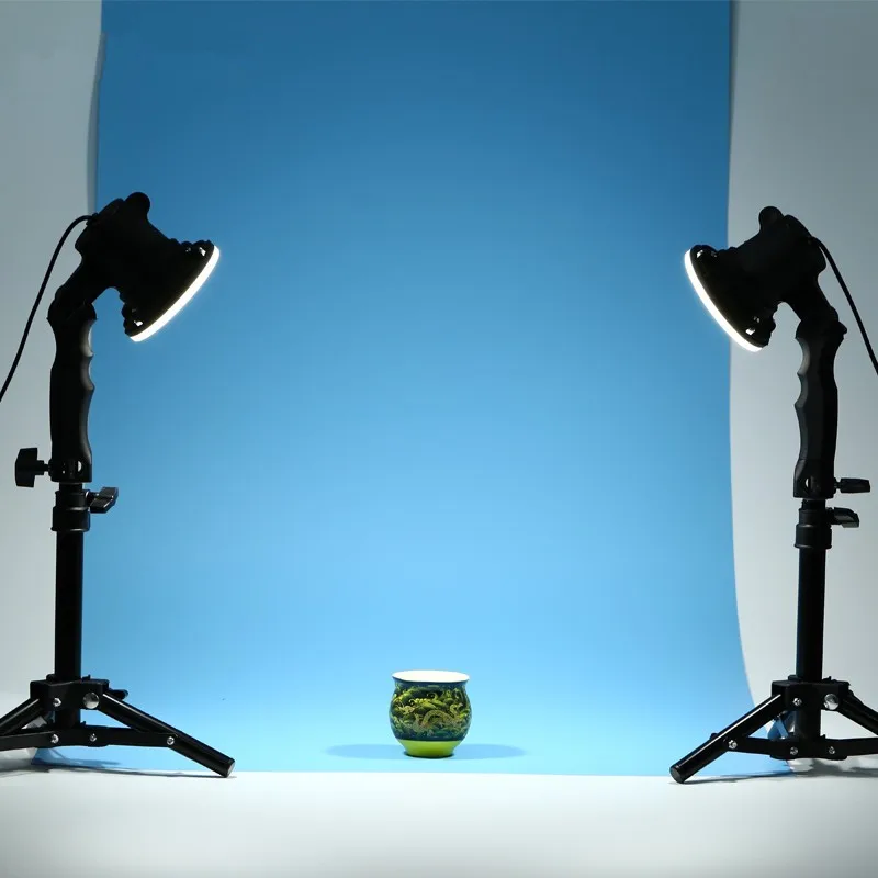 CY 2 pcs photo studio flash LED lamp photography studio light bulb portrait soft box fill