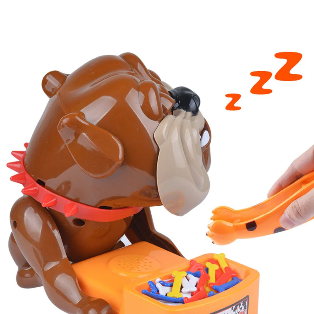 Acordar o Cão Besegad Engraçado Ossos Ação Jogos Brinquedo Não Mordida Dedo Pai-jogo Criança Complicado Bad Cão 5 Cheap Brincadeiras e piadas