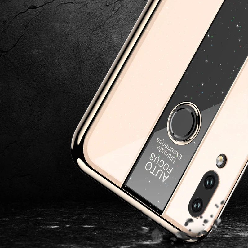 Чехол YonLinTan чехол для HuaWei Honor 8X 8 X play Роскошные блестящие чехлы из закаленного