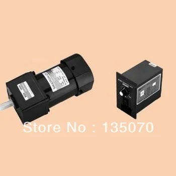 

NO.AS90100 speed control motor with controller! 5IK90RGN-C/5GN100K ac speed control gear motor 90w 220V 1-PH 100:1