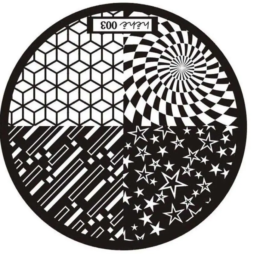 

New Pattern Nail Art Image Stamp Stamping Plates Manicure Template X6305Down