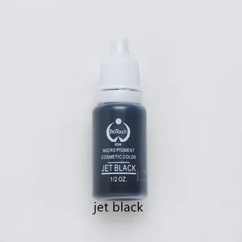 

Permanent Makeup Micro Pigment for Eyebrow Eyeliner 1/2 oz 15ML Jet Black Color pigment ink