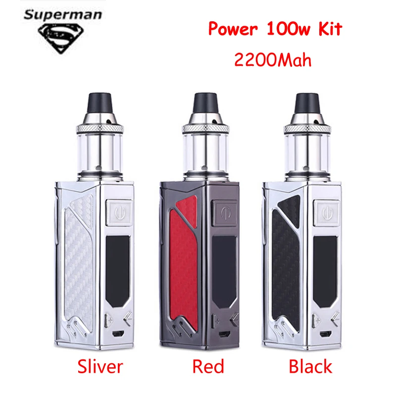 SUB TWO Orignal 100W Vape Box Mod Vape Kit 2200mah Evaporator Smoke Electronic Cigarette Vaper Pen Huge Vaporizer E-cigarettes SUB TWO Orignal 100W Vape Box Mod Vape Kit 2200mah Evaporator Smoke Electronic Cigarette Vaper Pen Huge Vaporizer E-cigarettes