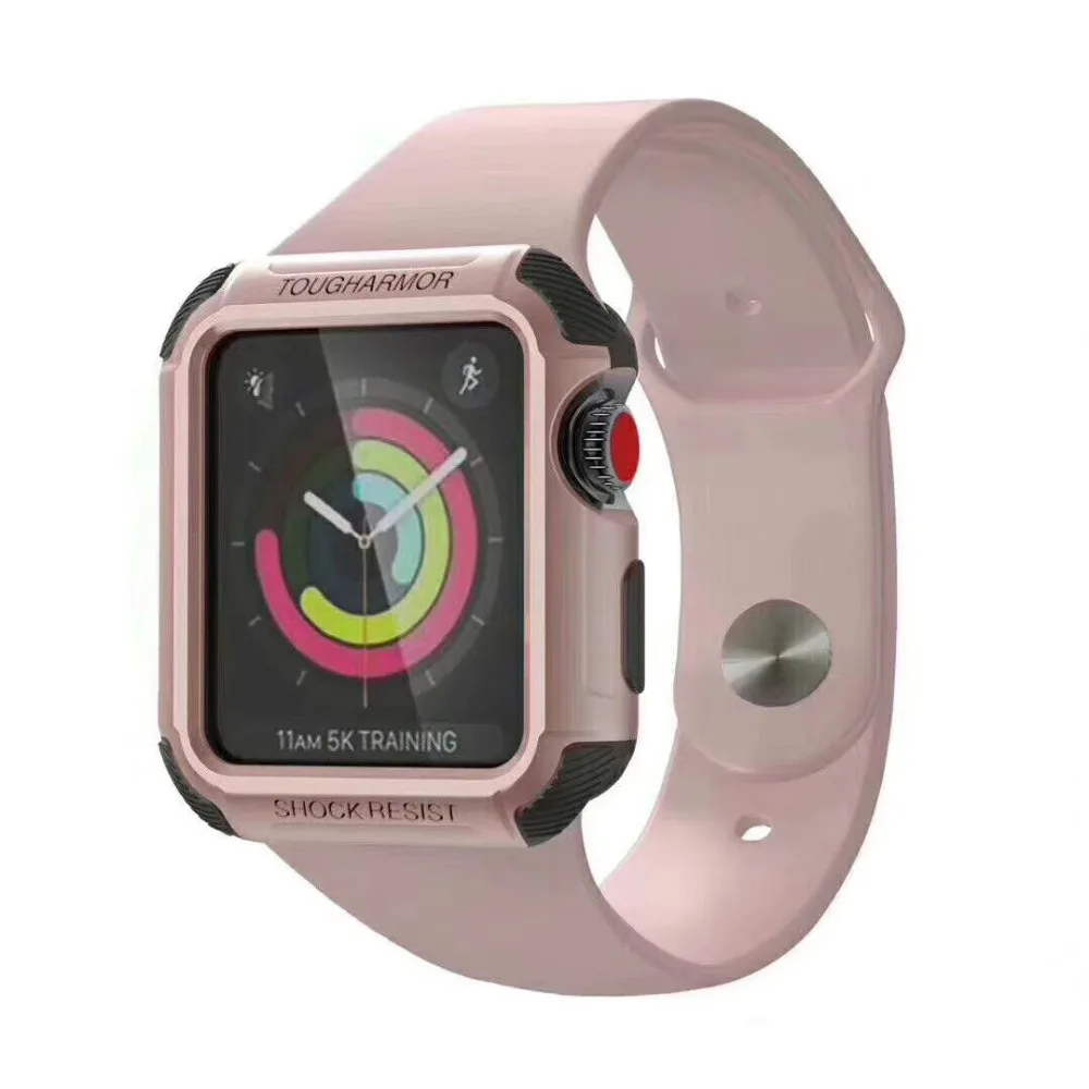 Модные часы высокого качества для Apple watch 38 мм 42 мм Броня чехол для iWatch Группа серии 1 2 3
