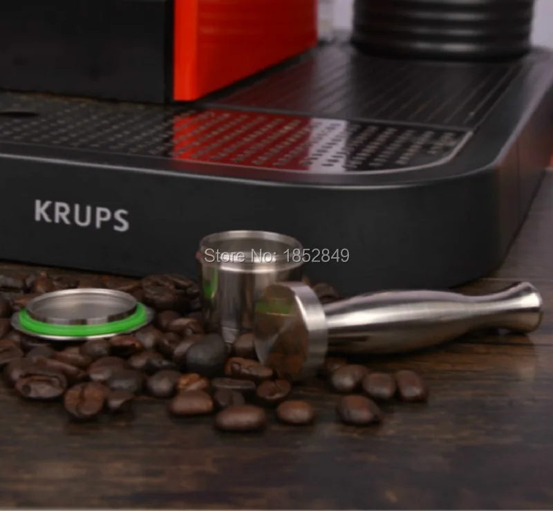 Free shipping Factory outlet DI Stainless Steel Metal Nespresso Machine Compatible Capsule Refillable Reusable