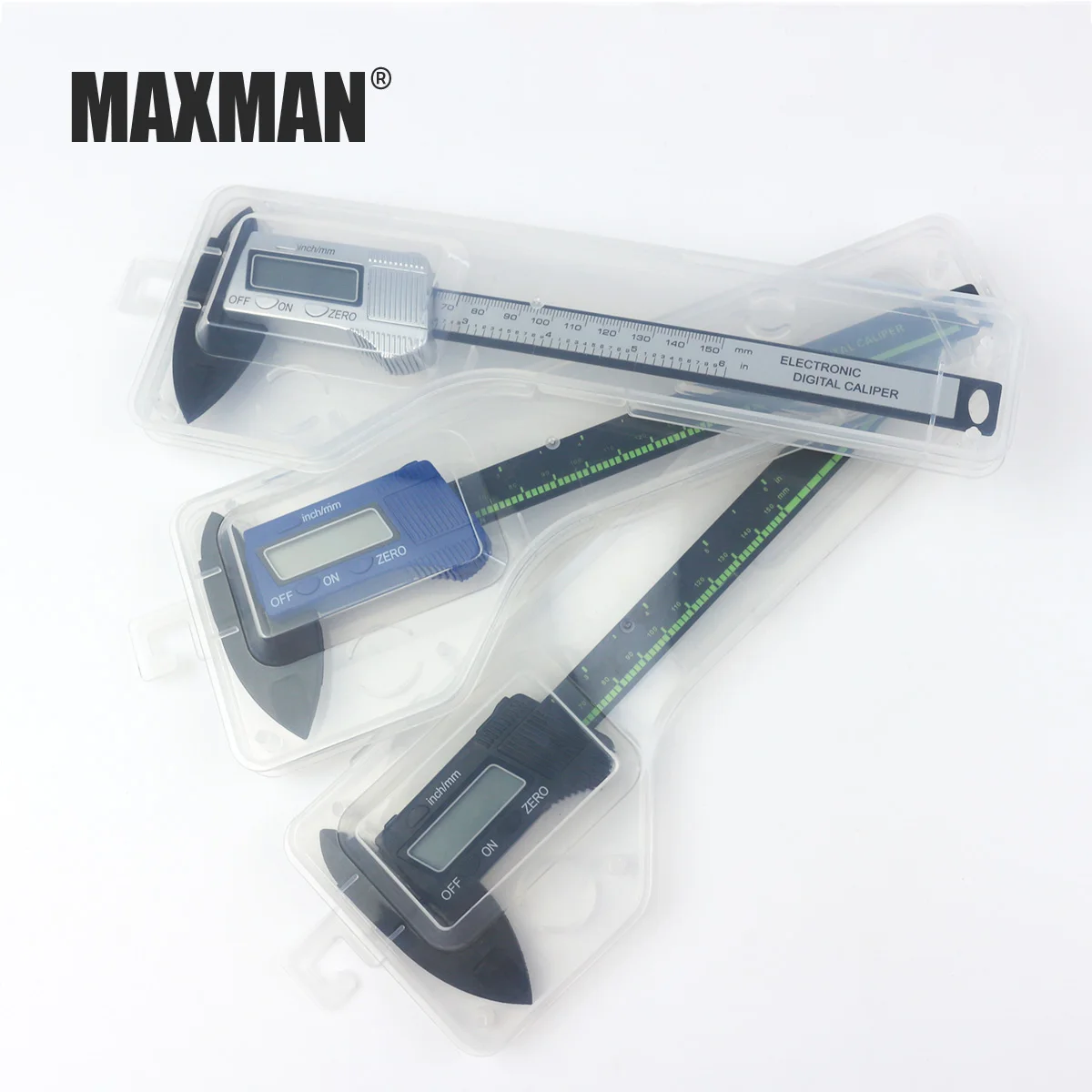 

MAXMAN New Arrival 150mm 6 inch LCD Digital Electronic Carbon Fiber Vernier Caliper Gauge Micrometer Measuring Tool