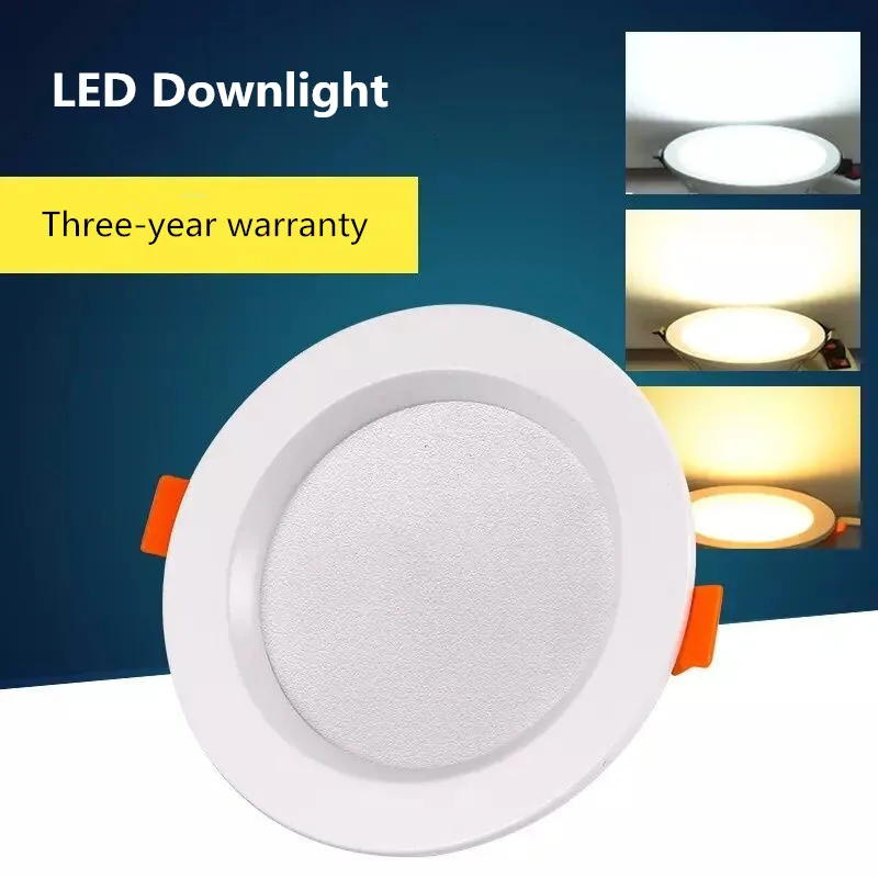 

LED Downlight 220V 230V 240V LED Spot Lighting Round Recessed Lamp 3W 5W 7W 9W 12W 18W Led Bulb Bedroom Kitchen Indoor
