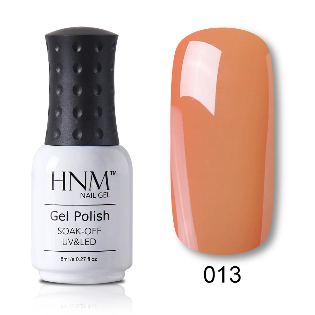 HNM 8 мл Лак для ногтей чистый Гель-лак для ногтей Vernis полуперманентное верхнее покрытие Базовое покрытие маникюрный лак штамповочная краска Гель-лак гибрид - Цвет: 013
