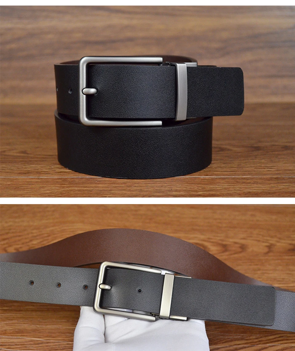 Men's leather belt High Quality Male Casual Genuine Cowhide Leather Buckle Brand 2019 New Arrival Luxury C Men Designer K Belt (8)
