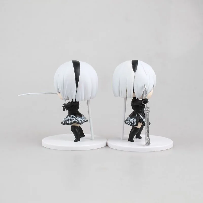 NieR: автоматы 2B YoRHa № 2 Тип B Yorha статическое Искусство ПВХ фигурка Q версия