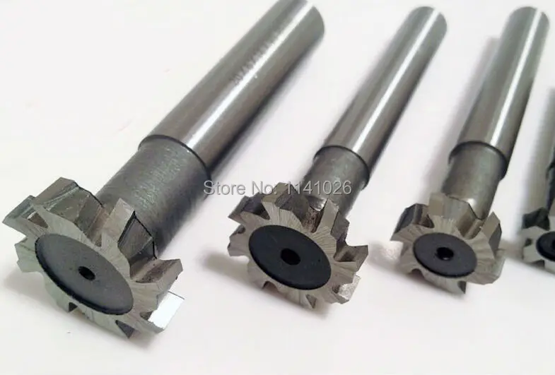 4pcs/set Straight shank T cutter superhard T T slot cutter cnc milling