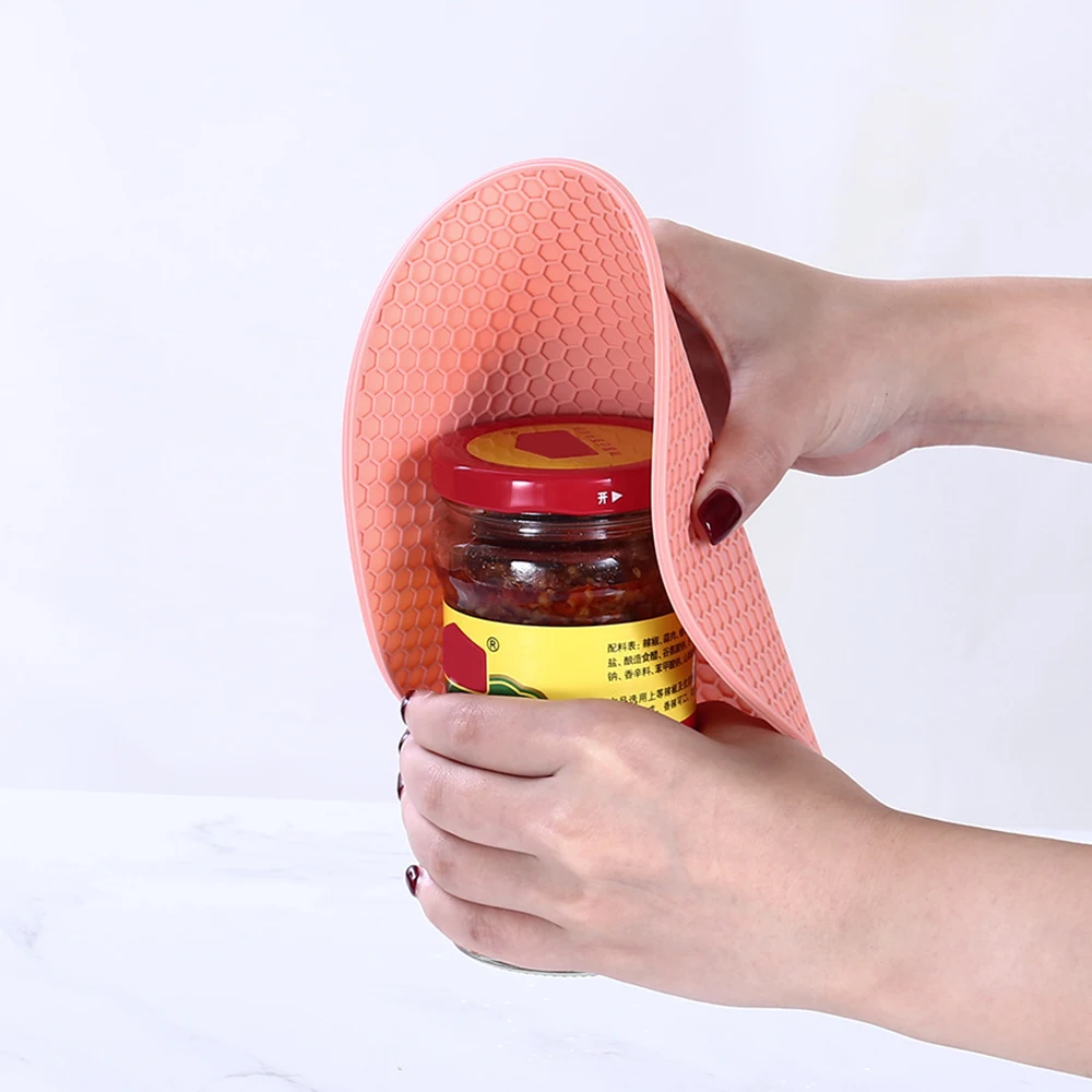 Лидер продаж Многофункциональная подставка 18 см круглый термостойкого Honeycomb силиконовый Coaster противоскользящие плоский электронагреватель Кухня инструменты