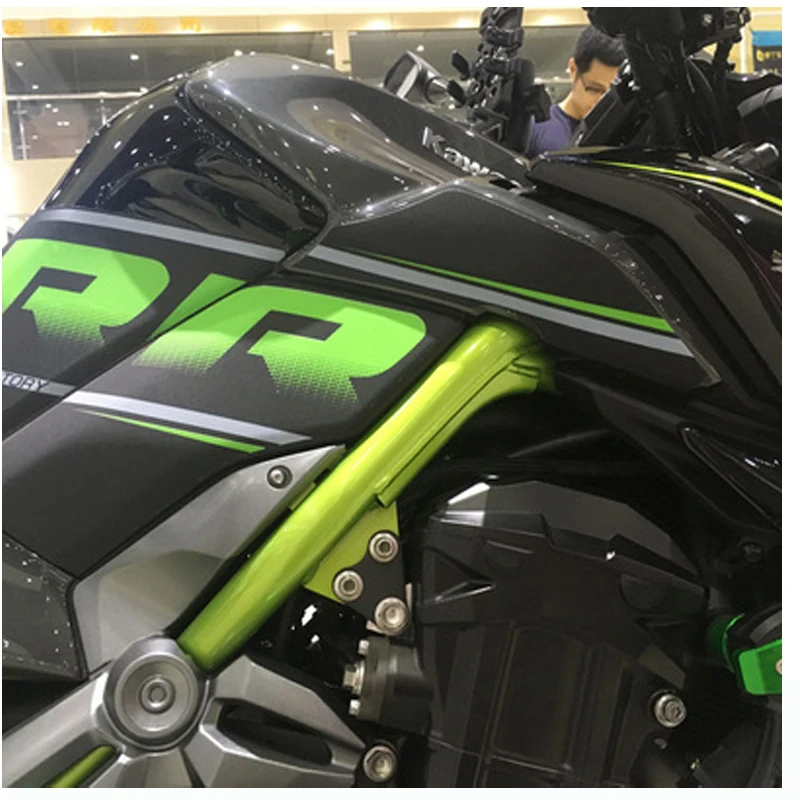 

For Kawasaki Z900 Z 900 Motorcycle 3D Fish Stickers Real Carbon Fiber Tank Pad Protector Fish Bone Oil Tank Stickers