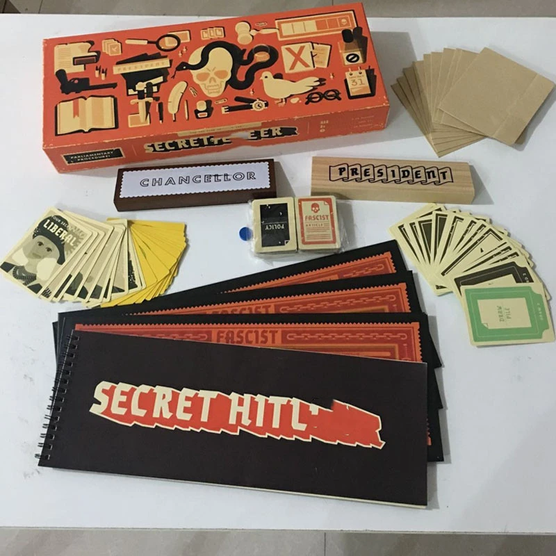 Hitlers SECRET анти-человеческая Настольная Игра настольная раскрывающая английская версия для взрослых игрушки головоломка игральная вечерние
