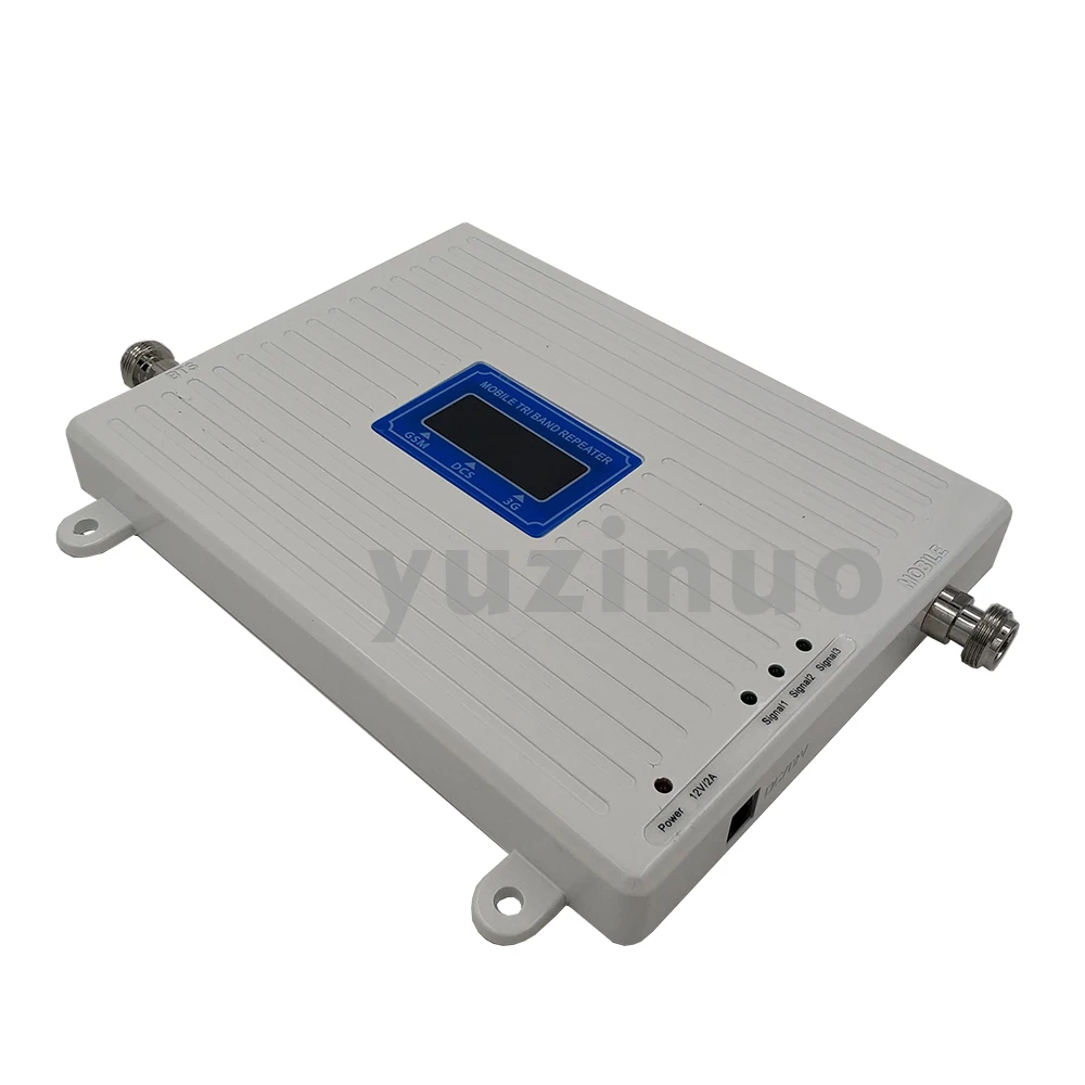 Трехдиапазонный ретранслятор GSM 900 + DCS/LTE 1800 WCDMA 2100 Mobiel усилитель сигнала 2G 3G 4G