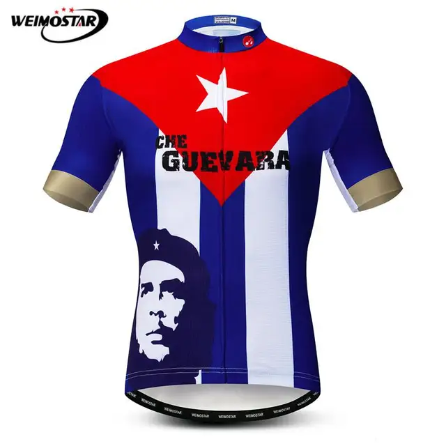 Best Offers Che Guevara Hero Men Cycling Jersey Shirt High Quality 100% Polyester Short Sleeve Bicycle Clothing Quick Dry MTB Bike Jersey Best Offers Che Guevara Hero Men Cycling Jersey Shirt High Quality 100% Polyester Short Sleeve Bicycle Clothing Quick Dry MTB Bike Jersey