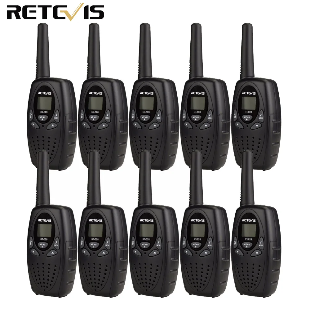 4 цвета RETEVIS RT628 детское радио 10 шт. рация 0 5 Вт УВЧ частотное PMR446 коммуникатор A1026|ham