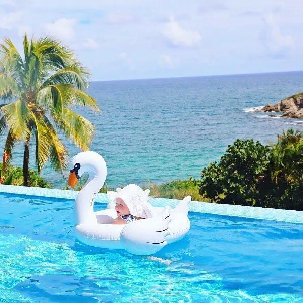 Новые детские Одежда заплыва float детское сиденье Float надувной фламинго Лебедь бассейна детские летние вода Fun бассейн игрушки детям Одежда