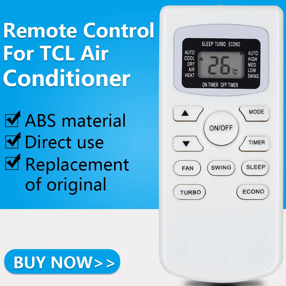 

ZF For TCL Air Conditioner Remote Control GYKQ-34 GYKQ-47 KT-TL1 KFR-23GW