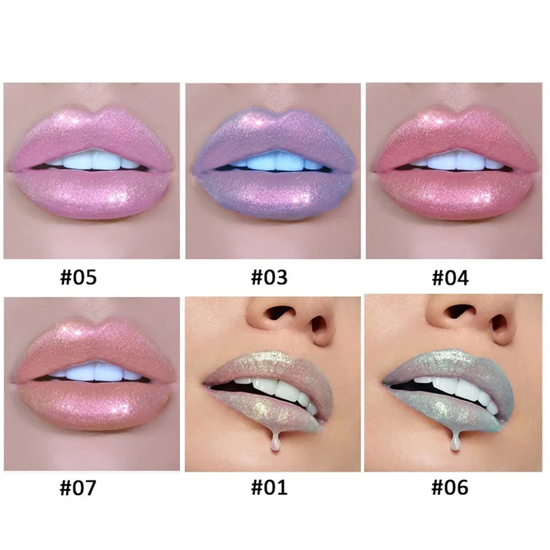 1PCS HANDAIYAN Makeup Shiny Clear Lip Gloss Long Lasting Shimmer Lip Tint Waterproof Moisturizer Batom Liquid Lipstick Cosmetics