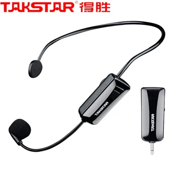 

Takstar HM-200W wireless UHF Headworn Microphone use for amplifier or speaker cabinet in speech,teaching,tour guide,propaganda