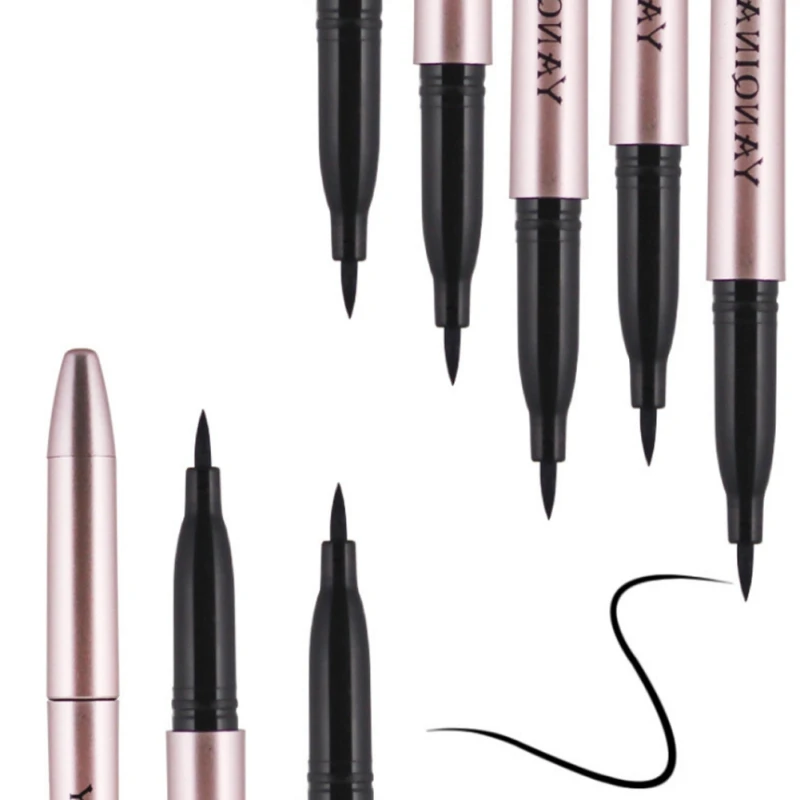 2019 Rose Purple Liquid Eyeliner Waterproof Non-dizzy Dyeing Long Lasting Quick Drying Eyeliner Pen