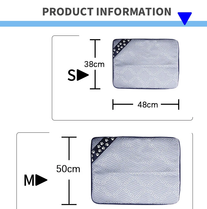 Летний ледяной Шелковый коврик для отдыха собаки для кошек собак коврики одеяло для сна кровать подушка щенок котенок холодная подкладка для домашних животных