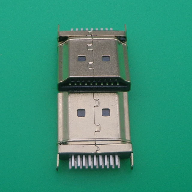 2 uds HDMI 19 pin conector de interfaz de enchufe macho, 2 pines de fila 19Pin (10pin 9pin) 1,6 MM espaciado para equipo HD HDMI socket 2 uds HDMI 19 pin conector de interfaz de enchufe macho, 2 pines de fila 19Pin (10pin 9pin) 1,6 MM espaciado para equipo HD HDMI socket